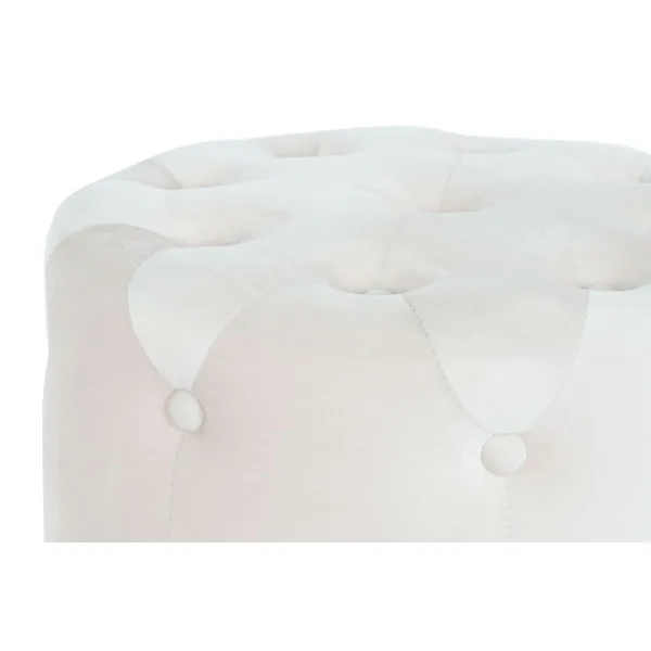 Atrama pėdoms DKD Home Decor Rožinė Auksinis Medžio MDF Aksomas 60 x 60 x 54 cm (3 vnt.)