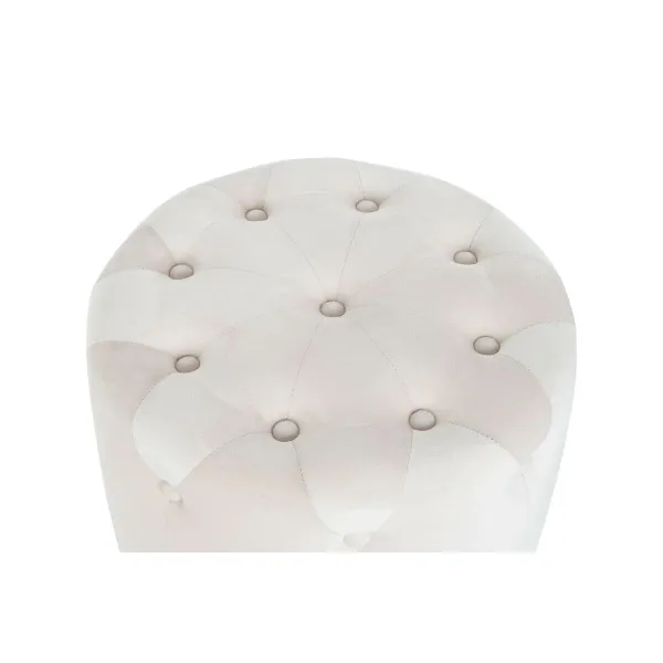 подставка для ног DKD Home Decor Розовый Позолоченный Деревянный MDF Велюр 60 x 60 x 54 cm (3 штук)