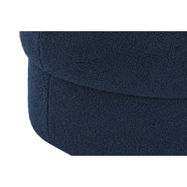 Jalkatuki DKD Home Decor Sininen Sametti 55 x 55 x 40 cm