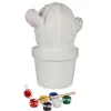 Paint Your Own Money Box Pincello Cactus 12 x 21 x 17 cm (12 Units)