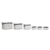 Krepšelio rinkinys DKD Home Decor Balta Pilka Bambukas Medžio MDF Žvaigždės 51 x 35 x 33 cm