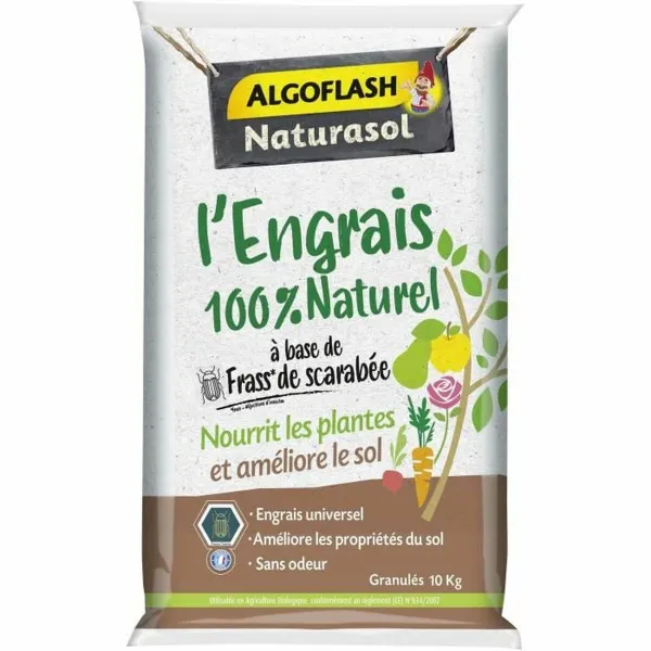 Augalų trąšos Algoflash Naturasol 10 kg