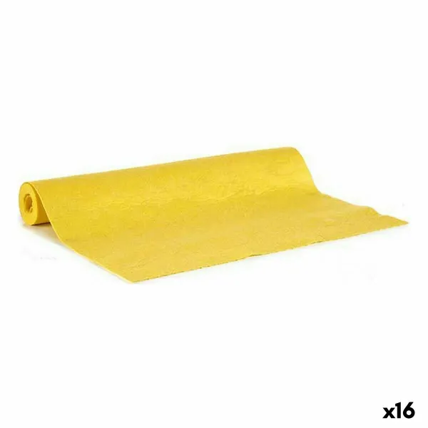 Siivousliinat Keltainen 2 m 5,5 x 5,5 x 37 cm Pehmeä Rulla (16 osaa)