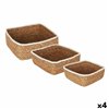 Basket set Privilege   wicker 17 cm 3 Pieces