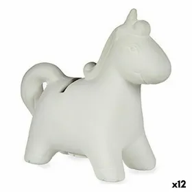 Копилка для рисования Pincello Керамика Единорог 6,4 x 13 x 14 cm 14 x 13 x 6 cm 14 x 13 x 6,5 cm 13 x 12,7 x 6 cm (12 штук)