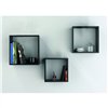 Shelves MobleKit Black 3 Pieces (4 Units)