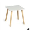 Side table MobleKit White Brown 40 x 40 x 40 cm (2 Units)