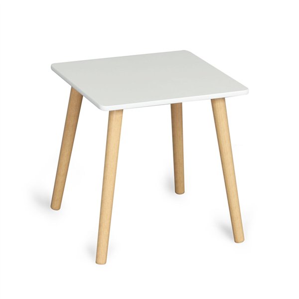 Side table MobleKit White Brown 40 x 40 x 40 cm (2 Units)