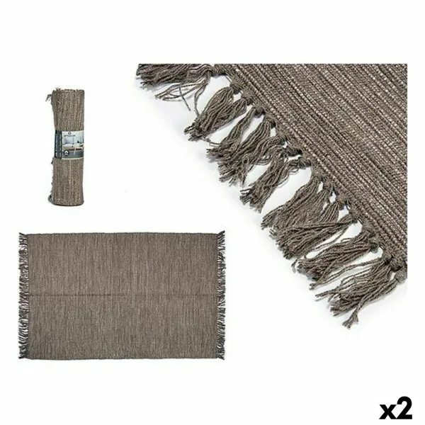 Ковер Gift Decor Коричневый 120 x 80 x 1 cm 10 x 40 x 10 cm (2 штук)