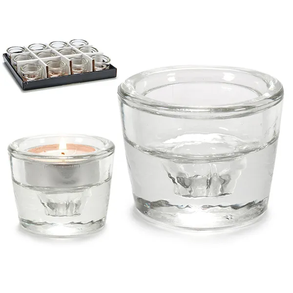 Подсвечник Gift Decor Прозрачный Cтекло 6 x 4,3 x 6 cm (12 штук)