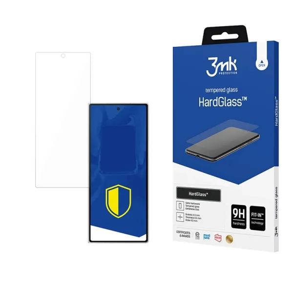 3mk HardGlass - Tempered glass for Samsung Galaxy Z Fold 7 (front)
