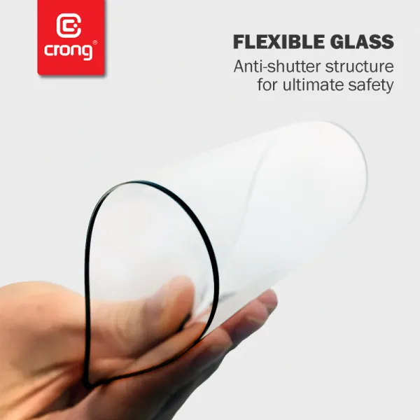 Crong 7D Nano Flexible Glass - 9H Hybrid Glass for Full Screen OPPO realme C11