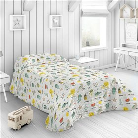 Vuodepeite (viltti) Popcorn Biel 200 x 260 cm