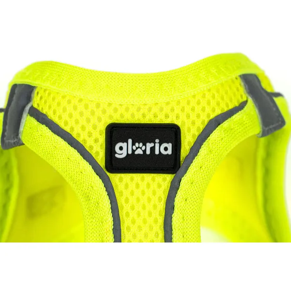Suņu drošības siksna Gloria Trek Star 29,4-32,6 cm 41,4-43 cm Dzeltens S