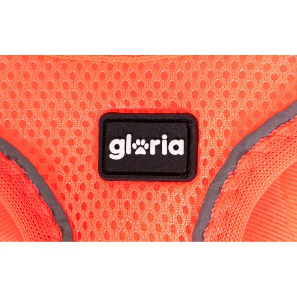 Dog Harness Gloria Trek Star Orange M 32,8-35,4 cm 45-47 cm