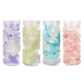 Dekoratīvie akmeņi Gift Decor Zils Zaļš Violets Rozā 600 g (12 gb.)