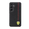 Ferrari Carbon Printed Line - Case for Samsung Galaxy S24 (black)