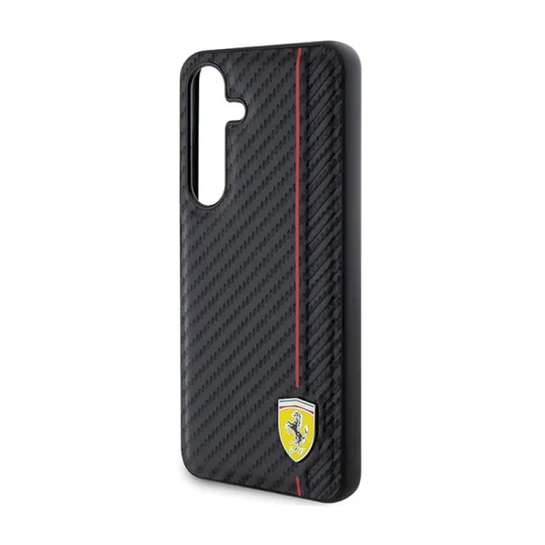 Ferrari Carbon Printed Line - Case for Samsung Galaxy S24 (black)
