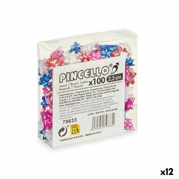 Silmukat Pincello PVC 2,3 cm 12 x 12 x 4 cm Kiilto Kakku (12 osaa)