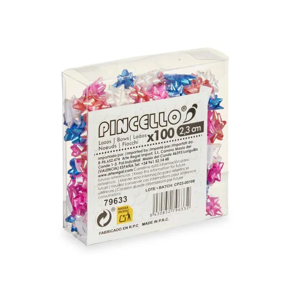 Silmukat Pincello PVC 2,3 cm 12 x 12 x 4 cm Kiilto Kakku (12 osaa)