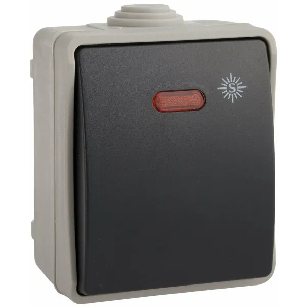 Герметичный выключатель Solera 3320il IP54 65 x 80 x 55 mm