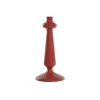 Candle Holder Home ESPRIT Mustard Terracotta Aluminium 10 x 10 x 41 cm (2 Units)