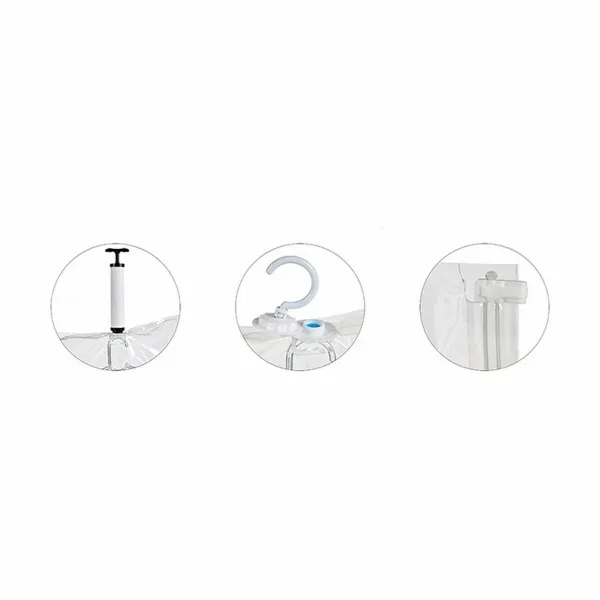 Vacuum Bags Kipit Transparent Polyethylene Plastic 60 x 90 cm 19 x 3 x 32 cm 19 x 32 x 3 cm 19,5 x 32 x 3 cm (12 Units)