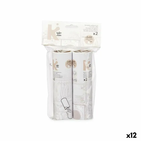 Nukanpoistaja Valkoinen 16 cm 14 x 23 x 4,5 cm Vaihto-osa (12 osaa)