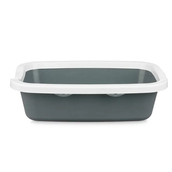 Kaķu kaste Mascow Balts Antracīts Plastmasa 25 x 11 x 2 cm 0,38 x 16 x 58,5 cm (11 Vienības)