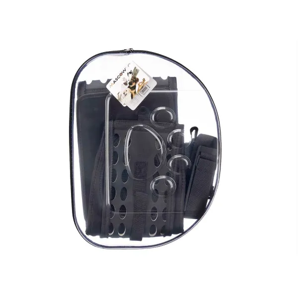 Transportor Mascow Juoda Plastmasinis 43 x 20 x 33 cm 43 x 33 x 4 cm (4 vnt.)