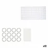 Набор для ванной Berilo Белый PVC полиэтилен EVA 28 x 42 x 6 cm (12 штук)