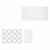 Bath Set Berilo White PVC Polyethylene EVA 28 x 42 x 6 cm (12 Units)
