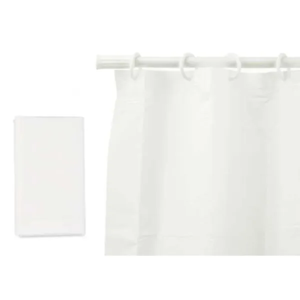 Dušas Komplekts Berilo Balts PVC Polietilēns EVA 28 x 42 x 6 cm (12 gb.)