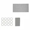 Vonios rinkinys Berilo Pilka PVC Polietilenas EVA 28 x 42 x 6 cm (12 vnt.)