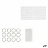 Dušas Komplekts Berilo Caurspīdīgs PVC Polietilēns EVA 28 x 42 x 6 cm (12 gb.)