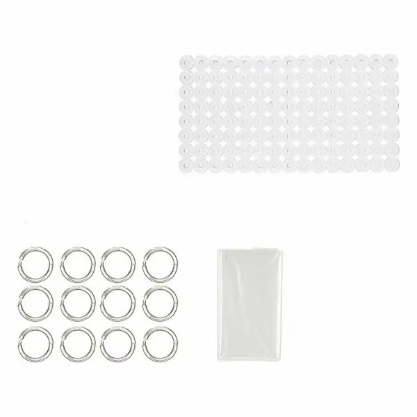 Bath Set Berilo Transparent PVC Polyethylene EVA 28 x 42 x 6 cm (12 Units)