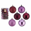 Joulupallosetti Krist+ Purppura Muovinen (6 osaa)