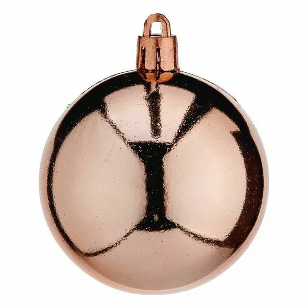Set of Christmas balls Krist+ Copper Plastic (12 Units)