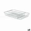 Stalo įrankių dėklas Kinvara Sidabras Metalinis 26 x 4,5 x 35,5 cm 26 x 5,5 x 35,5 cm (6 vnt.)