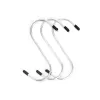 Kabliukas pakabinti Kinvara Sidabras Metalinis 12 cm 10,5 x 21 x 2 cm Rinkinys (12 vnt.)
