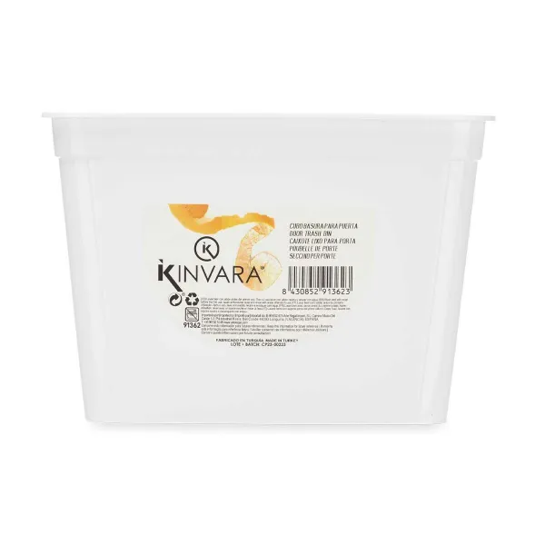 Atkritumu Maisiņu Turētājs Kinvara Balts Plastmasa 4 L (12 gb.)