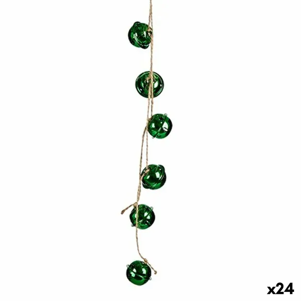 Ziemassvētku Nieciņš Krist+ Zaļš Plastmasa Rūķītis 58 x 3 x 3 cm (24 gb.)