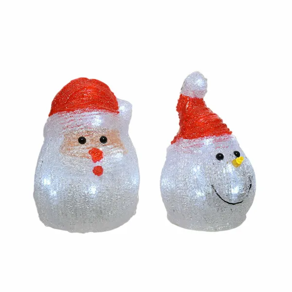 Dekoratīvās figūriņas Lumineo 491239 10,5 x 10,5 x 15 cm LED Iekšpuse