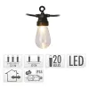 LED-valopallokranssi Party Lighting Vintage Lämmin valkoinen 12,5 m