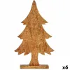 Dekoratyvinė figūrėlė Krist+ Auksinis Naujametinė eglutė 5,1 x 49,5 x 25,5 cm (6 vnt.)