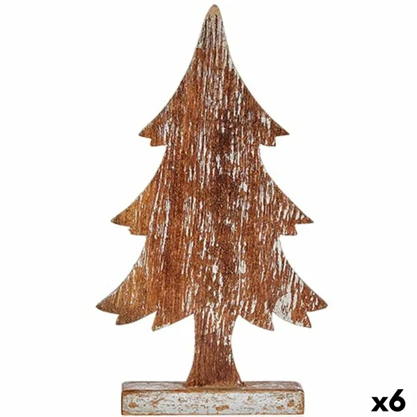 Koristehahmo Krist+ Hopeinen Hopea Joulupuu 5 x 39 x 21 cm (6 osaa)