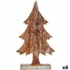 Dekoratīvās figūriņas Krist+ Sudrabains Sudrabs Jaungada eglīte 5 x 39 x 21 cm (6 gb.)