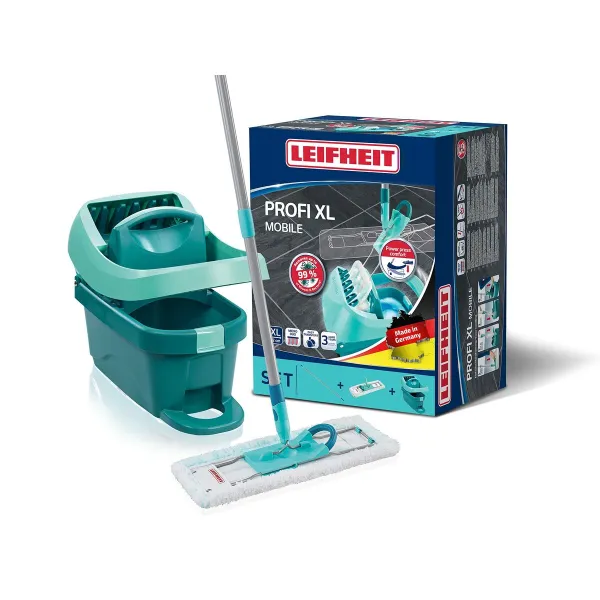 Mop with Bucket Leifheit Profi XL Plastmasa Savienojums 8 L