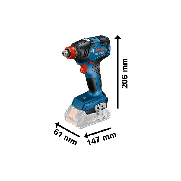 Elektriskais skrūvgriezis BOSCH GDX 18V-200 Professional 200 Nm