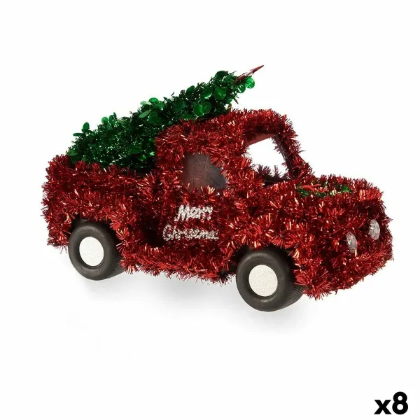 Ziemassvētku Nieciņš Krist+ Sarkans Zaļš Kravasauto 15 x 18 x 27 cm Ziemassvētku virtene (8 gb.)